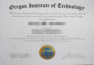 Oregon Institute of Technology diploma