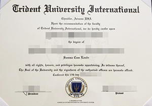 Trident University International diploma