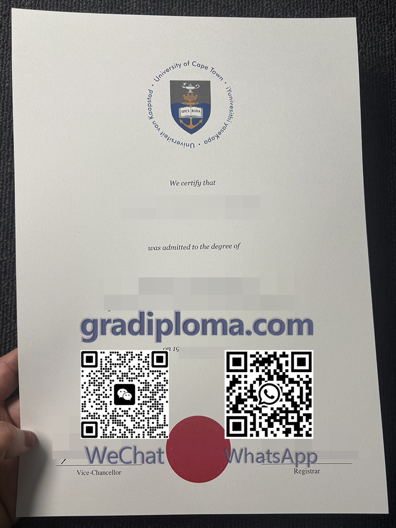 University of Cape Town degree