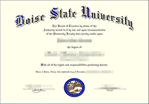 Boise State University diploma