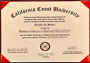 California Coast University diploma