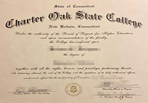 Charter Oak State College diploma