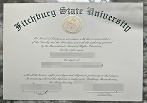 Fitchburg State University diploma-1