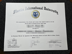 Florida International University diploma