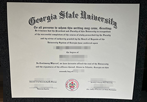 Georgia State University diploma