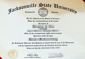 Jacksonville State University diploma