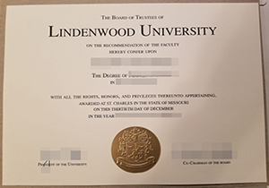 Lindenwood Unversity diploma