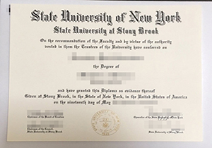 Stony Brook University diploma