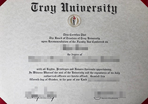 Troy University diploma