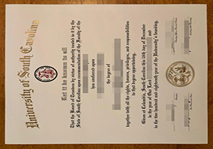University of South Carolina diploma