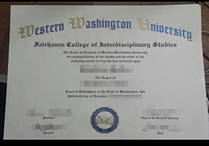Western Washington University diploma