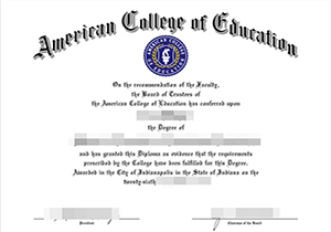 buy American College of Education degree