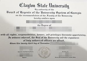Clayton State University degree