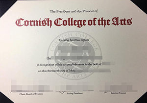 Cornish College of the Arts diploma