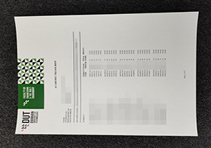 DUT academic transcript