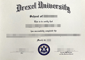 Drexel University diploma
