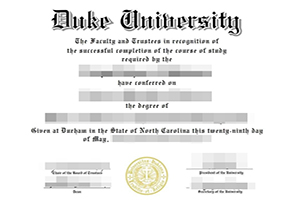 Duke University degree