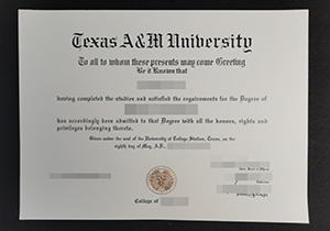 Texas A & M University degree