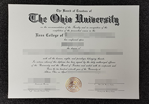 The Ohio University degree