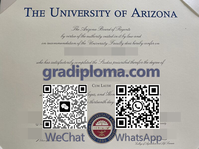 The University of Arizona degree