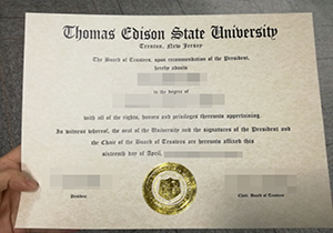 Thomas Edison State University diploma