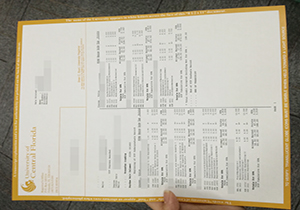 UCF academic transcript