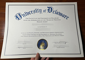 University of Delaware diploma-1
