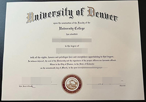 University of Denver degree-1
