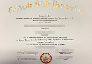 Valdosta State University diploma