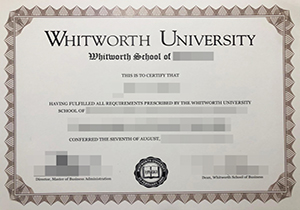 Whitworth University degree