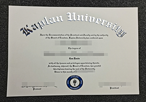 Kaplan University degree