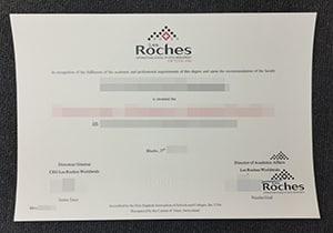 Le Roches diploma