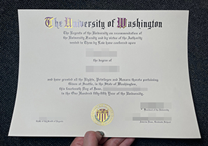 University of Washington diploma