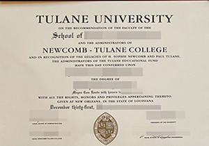 Tulane University degree-1