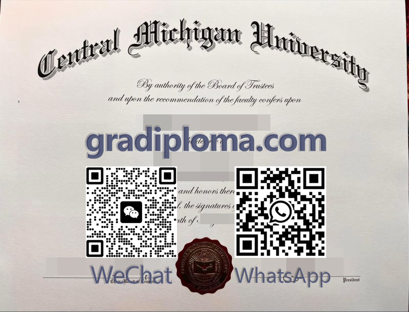 Central Michigan University diploma