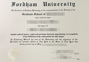 Fordham University degree