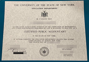 New York CPA certificate