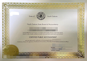 North Dakota CPA certificate