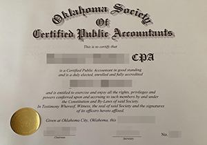 Oklahoma CPA certificate