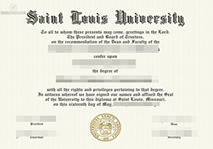 Saint Louis University degree