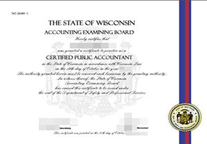 Wisconsin CPA certificate