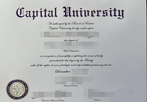 Capital University degree-1