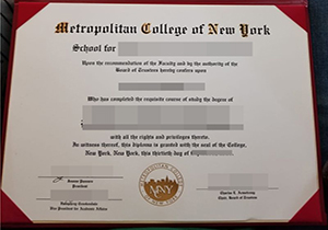 Metropolitan College of New York degree-1
