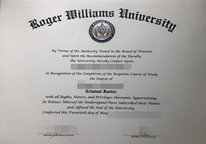 Roger Williams University degree-1