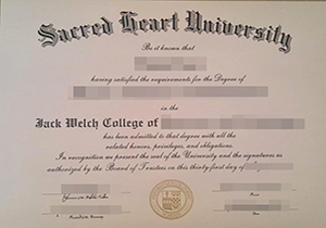 Sacred Heart University diploma-1