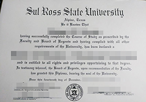 Sul Ross State University degree-1