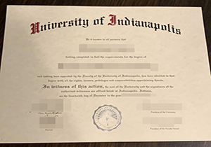 University of Indianapolis diploma-1