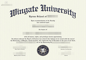 Wingate University degree