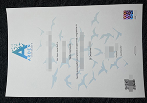 Arden University diploma-1