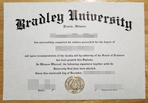 Bradley University degree-1